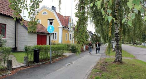 Infrastruktur Gång- cykeltrafik Tidaholm är av tradition en bilstad men lämpar sig väl för cykeltrafik.