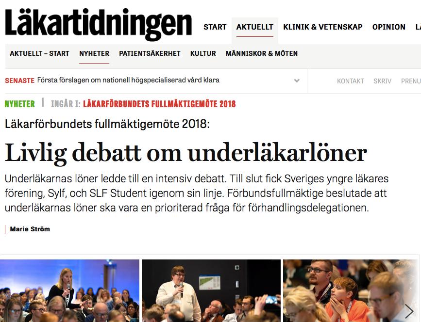 6November 2018 i SVT Nyheter Västmanland: Vi måste ha en