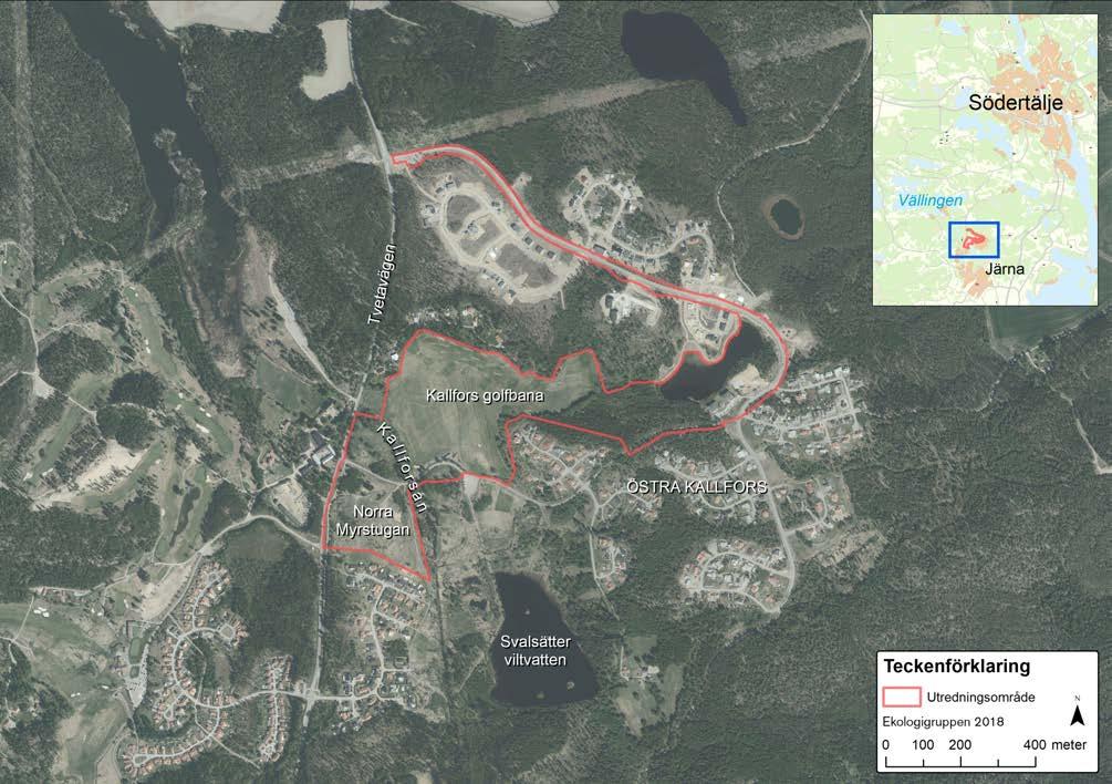 Bakgrund Ekologigruppen genomförde under april 2018 en naturvärdesinventering (NVI) i enlighet med SIS-standard (SS 199000:2014) 2018 på uppdrag av Södertälje kommun, via ETTELVA arkitekter.