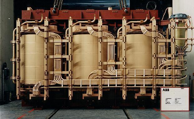 The transformer s job is first to increase the voltage to transport the electricity over long distances, then gradually reduce it to an appropriate level for the consumer.