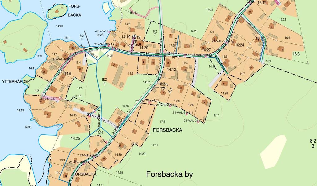 Vad är DRK och GDB-alfa? Hur ser data ut i GDB-alfa jämfört med i GEOSECMA? Det här är ett utsnitt av DRK (digitala registerkartan) som vi och andra oftast ser den i GeoVy.