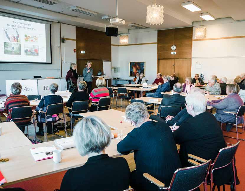 4 Från ord till handling Vänträff I annonsen som publicerades i den lokala tidningen bjöd SPF Seniorerna också in till en öppen vänträff utan anmälningsplikt.