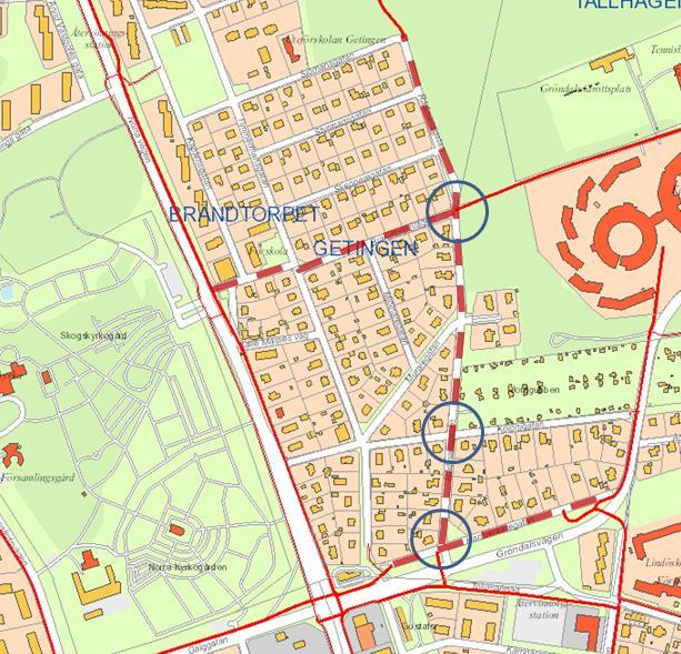 Samhällsbyggnadskontoret Tjänsteskrivelse 27(27) ellt kompletterat med A. Parkeringsförbud för att ge ännu mer utrymme för cykeltrafiken.