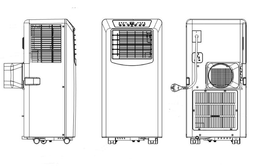 VIKTIT KOMPONENTER A B C 4 E F H I J K Kontrollpanel Ventilation för luftutlopp Handtag Trissa Luftfilter Ventilation för luftutlopp Uttag för avgasslang Avtappningsplugg