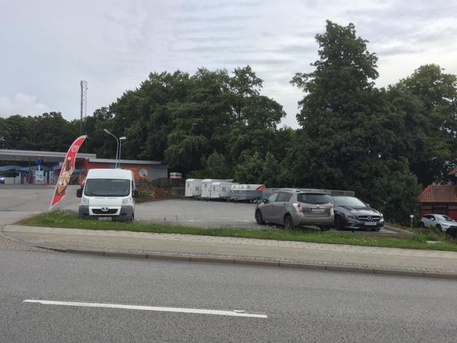 Planområdet sett från väster.
