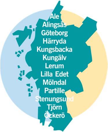 Delrapport Yrkesvuxsatsningen inom Go teborgsregionen Allmänt om Göteborgsregionens kommunalförbund, GR Kommunal samverkan Regional styrka GR är en samarbetsorganisation för 13 kommuner i Västsverige