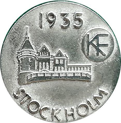 funkisbyggnad. (S.R.122) 2.5 KF Stockholm 1935.