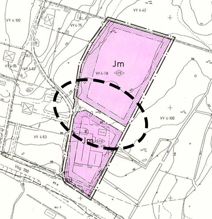 Detaljplan I gällande detaljplan från 1983-11-25 är fastigheten Vegby 4:170 planlagd för småindustri.