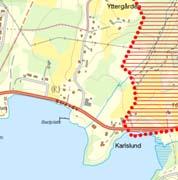 Riksintresse för Naturvård Riksintresse för kulturvård Odlingslandskap Odlingslandskap Fastigheten gränsar i öster mot regionalt värdefulla odlingslandskap.
