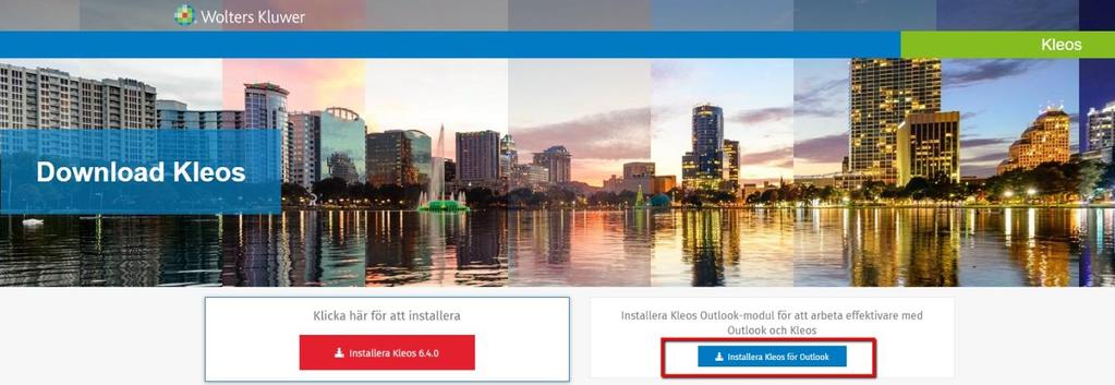 1 E-Post: ny version av Kleos för Outlook Kleos för Outlook är ett kostnadsfritt tillägg till Outlook som låter dig spara inkommande och utgående mail direkt från Outlook till Kleos. Kleos 6.
