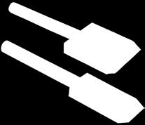 Ger fin utflytning av färg 200262 Skumpensel 25 mm Styckvis 200264 Skumpensel 50 mm Styckvis