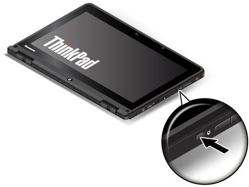 Tangentbordet, ThinkPad-styrplattan och TrackPoint-styrpinnen inaktiveras automatiskt i pekplatteläge.
