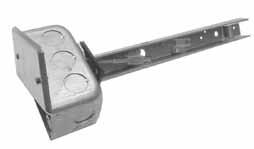 6.0 Mechanical 6.4 Supply Air Discharge 6.4.2 Discharge Air Sensor FIGURE 24A - Discharge Air Sensor Holder, P/N 115850, used in Makeup Air Option AG15 Secure sensor in clip.