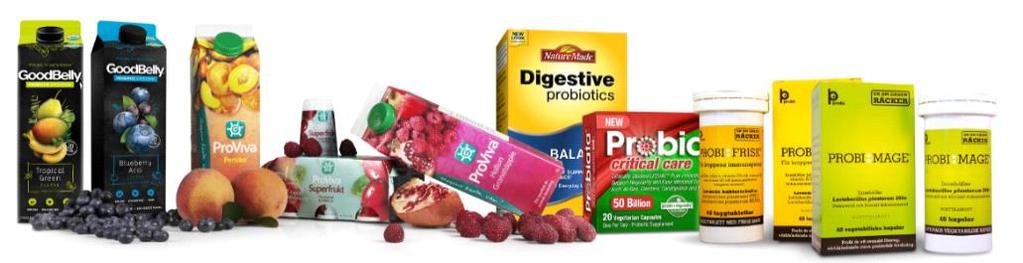 Bolagets forskning är primärt inriktad mot maghälsa, immunförsvar, närings- och järnupptag samt metabol hälsa. Koncernen är organiserad i två affärsområden Consumer HealthCare och Functional Food.
