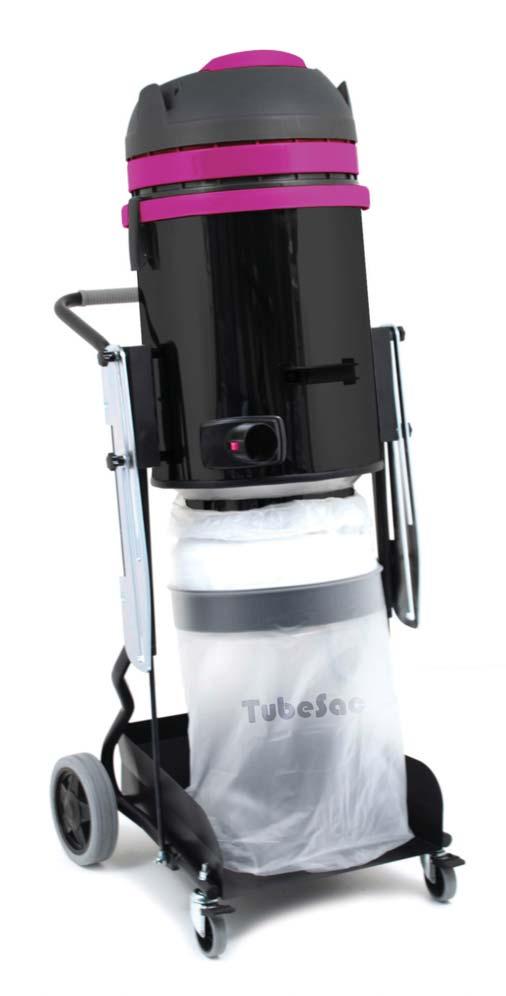 TubeSac DUSTY Ett anpassningsbart säcksystem, nu även för stoftavskiljare och dammsugare.