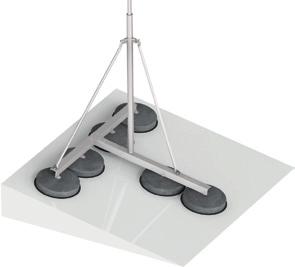 35 m (4-delad) 1 912 400 06 802 41 Aluminium Utdragbar upp till 8.00 m (6-delad) 1 912 403 06 802 61 10 Stativ, justerbar för taklutning upp till 10.