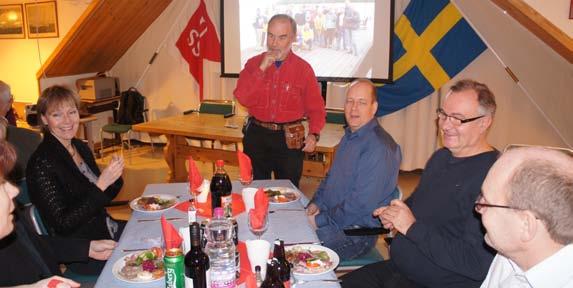 Kjell Kjelle Lindberg gjorde en genomgång av den atlantsegling han deltagit i med Farr65r Celeste.