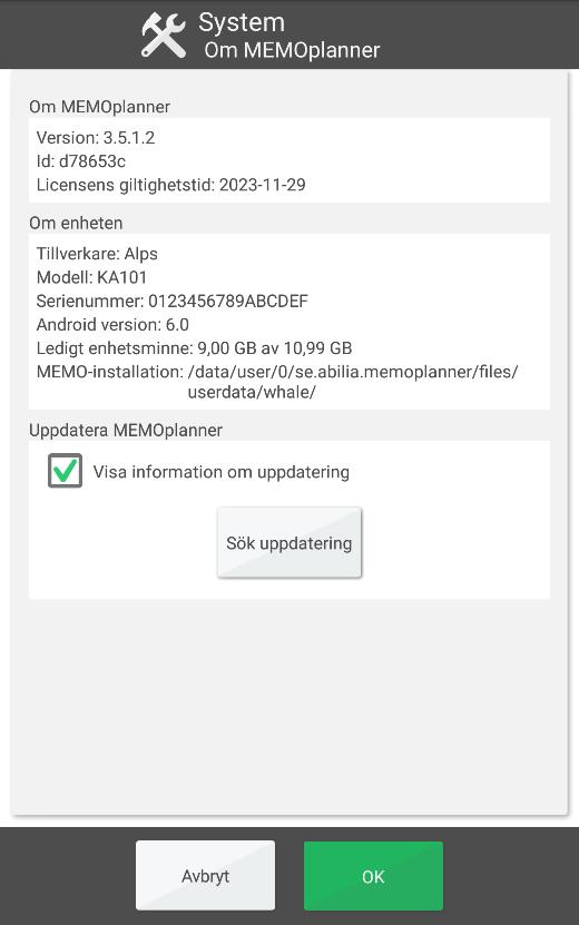 När kortet är taget visas tre val: Tillbaka, om kortet inte blev bra trycker man här för att ta ett nytt kort. Spara, sparar kortet i Mina foton. Stäng, stänger Kamera utan att spara kortet. 9.