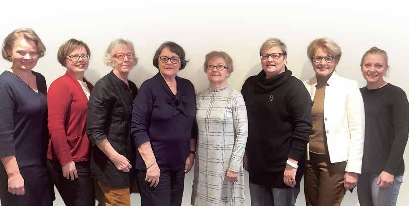 Verksamhetsåret 2018 STYRELSEN 2018 Styrelsen höll sitt konstituerande möte 24 januari. Som första viceordförande fortsatte Lisbeth Ahjopalo och till andra viceordförande valdes Annika Knekt-Ahtinen.