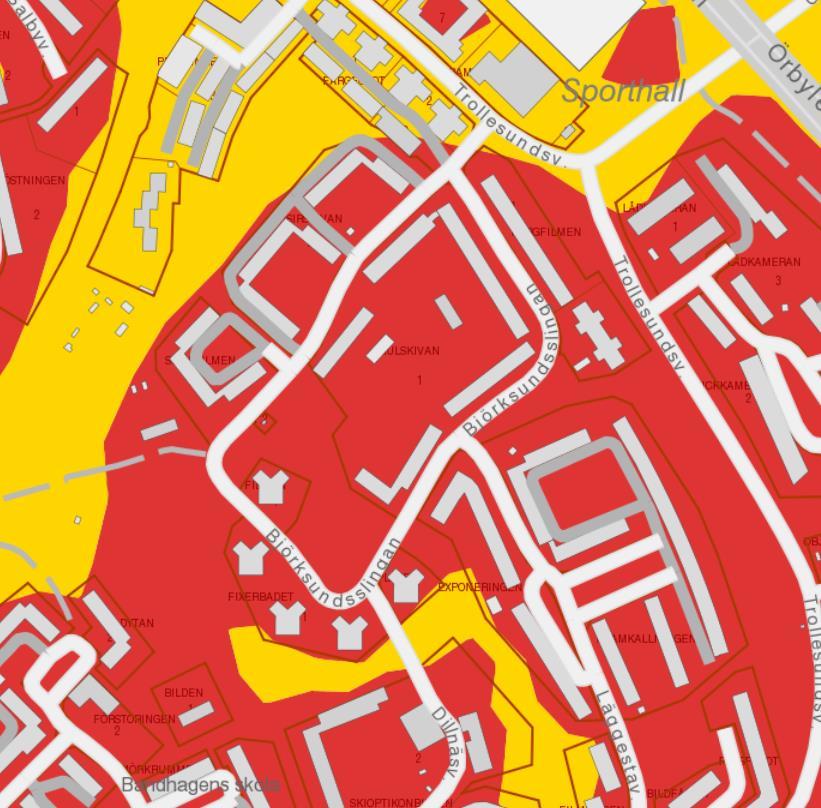 Sida 8 (19) 3.1 Geologiska förutsättningar Utredningsområdet är beläget på berg som i stora delar överlagras med jordtäcke.