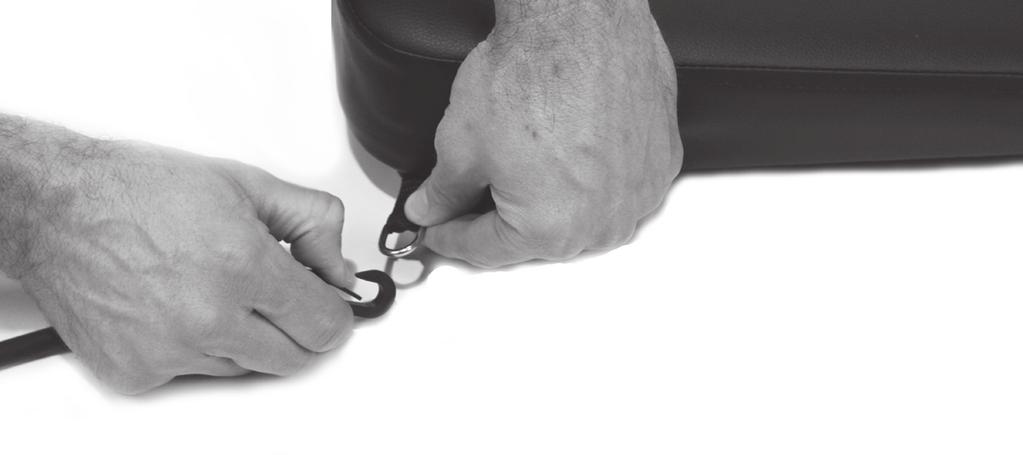 LOCKING PIN SEAT 8) Consult a physician prior to commencing an exercise program. If, at any time during exercise, you feel faint, dizzy or experience pain, stop and consult your physician immediately.