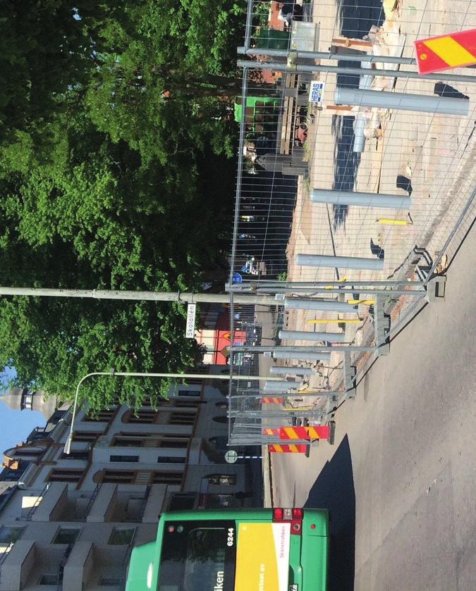 BYGGNADSARBETEN BYGGETABLERING I samband med byggnationer kan olika typer av byggbelamringar behövas.