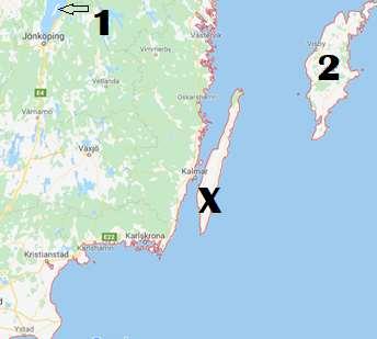 säger man till på ( = landskapstyp med ett tunt lager växtlighet på