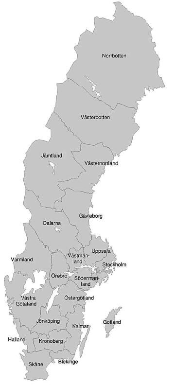 Representanter i SNOL Län Residensstad Liten kommun Norrbotten Luleå Jokkmokk Västerbotten Umeå Lycksele Jämtland Östersund Strömsund Västernorrland Härnösand Sundsvall Gävleborg Gävle Västra