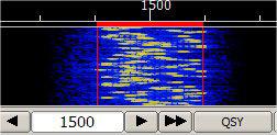 o Tyvärr hörs inte ljudet, utan du får titta i WebSDR vattenfall och ta hjälp av transceiverns högtalarljud.