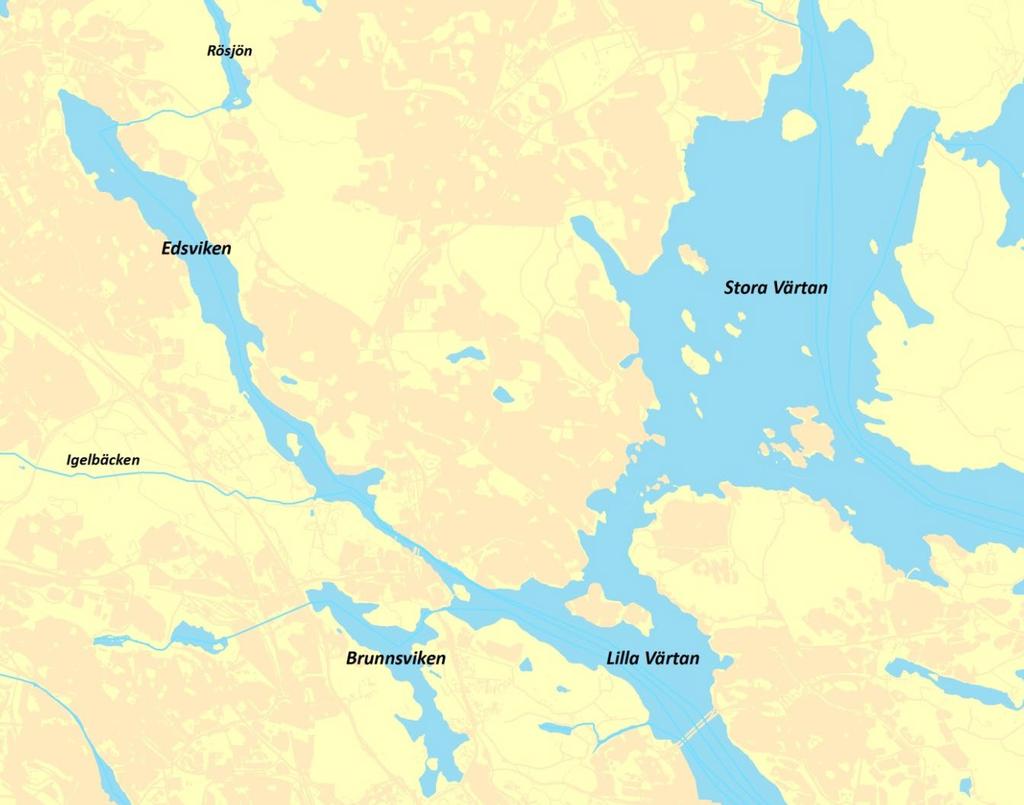 Inledning Kommunerna inom Edsviken vattensamverkan utreder gemensamt möjligheterna att förbättra den ekologiska statusen i Edsviken, en avsnörd vik i den inre delen av Stockholms skärgård (Fig.