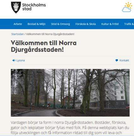 SDF har flera kanaler för att nå de boende, bl a
