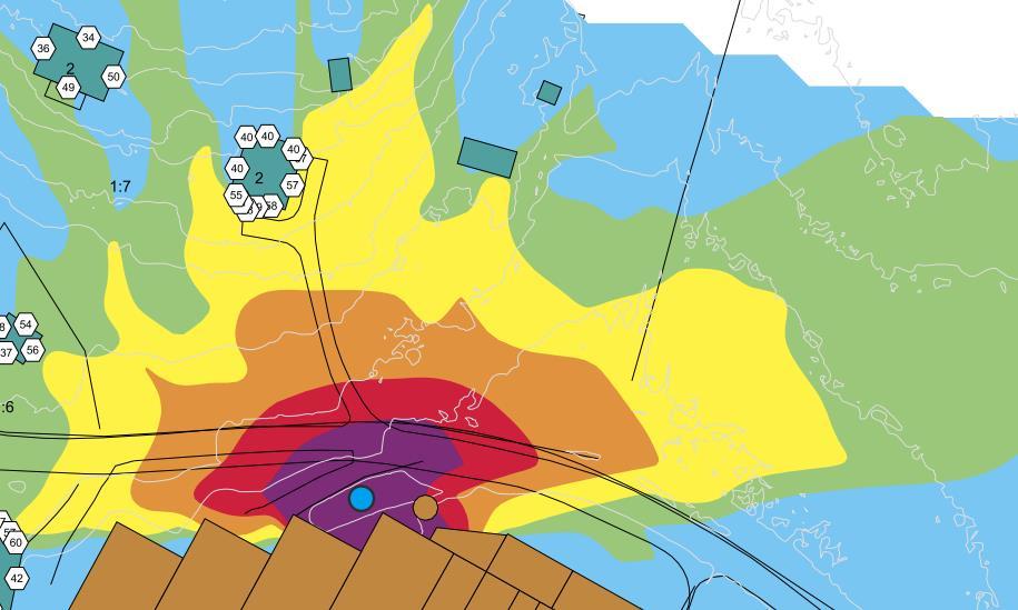 I-och utlastig I- och utlastig av varor sker i huvudsak vid tre platser på aläggig, i rapport bämda som 1, och.