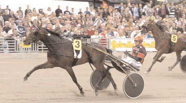 Otto Sund 12,4 204 Malmqvist Roger Straightup 12,6 982 Frick Jim Noa Savoy* (FI) 12,6 201 Jansson Torbjörn Cyclone Artie* (US) 12,7 165 Kihlström Örjan Segrare: hingst 7 år e. Lindy s Crown-O Chita.