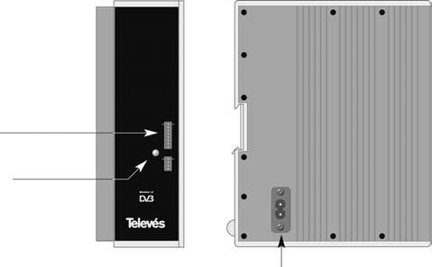 Nätdelen Strömmatning till modulerna Lysdiod (drift) +18 V +15 V +5 V +24 V Nätdelen kan