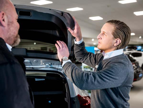 Förvaltningsberättelse Bilaffären SVERIGE Bilaffären i Sverige redovisade ett operativt rörelseresultat som var 19 Mkr lägre än föregående år, hänförligt till försäljning av nya person- och