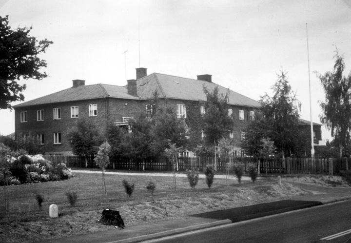 Kyrk- och skolmiljö, 1950.