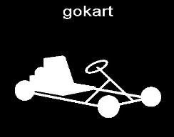 Alla som vill får prova att åka go-kart. Är man osäker om man vill köra själv kan man åka som passagerare i en dubbelkart där en van ledare håller i ratten.