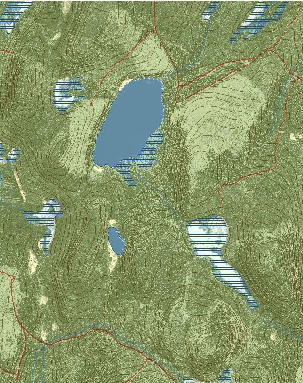 NR 2014762 Bilaga 1 Naturreservatet Brändknösarna Area ca 160 ha Skala 1:15 000 Märkbergstjärnen Furuträsket