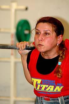 [16-10-2007] Macela Sandvik tävlade idag i 56kg klassen på VM i styrkelyft. Hon satte nytt personbästa med 390kg totalt.