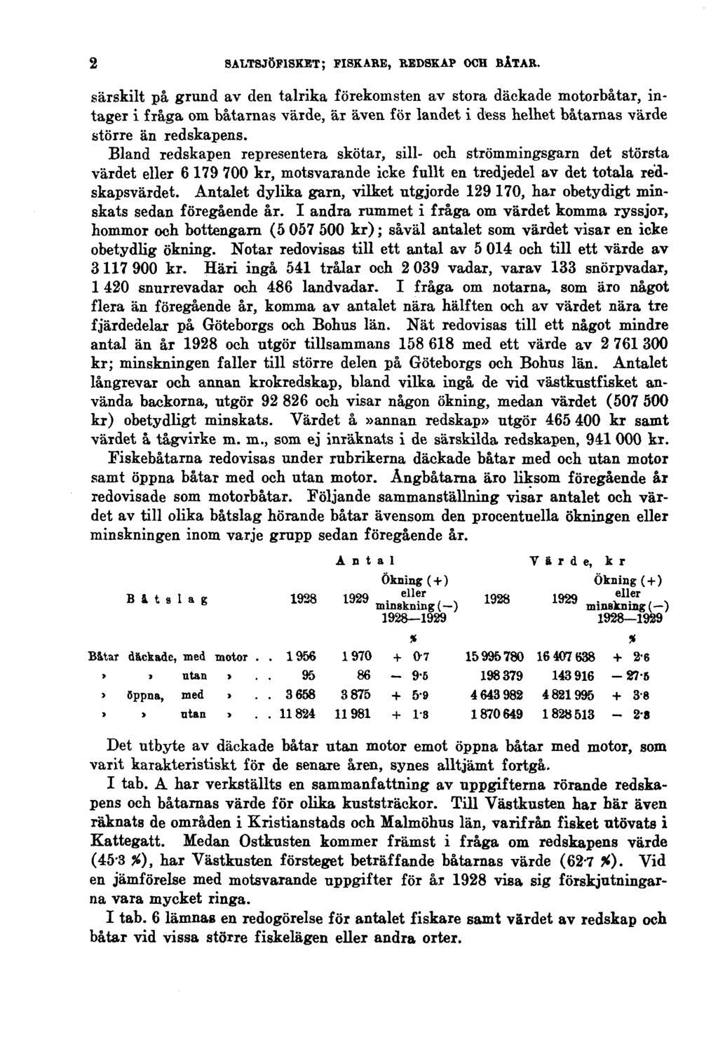 2 SALTSJÖFISKET; FISKARE, REDSKAP OCH BÅTAR.