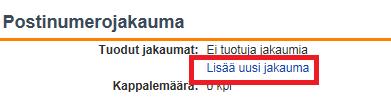 Tidningsutgivaren har eventuellt gett ansvaret att meddela postnummerfördelning/beställarregister till postningshuset.