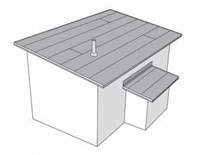 Monteringsriktningen påverkar hur smidigt takläggningen kan ske, utseendet och materialåtgången (takets mått i förhållande till rullens längd).