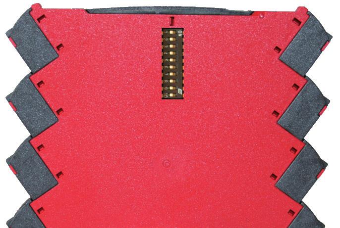 DIP-switch-konfiguration 3117 kan konfigureras via DIP-switchar.