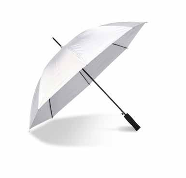 AD BRELLA STANDARDPARAPLYER Nyhet! Reflekterande paraply! 2039. Paraply Glow Fluorescerande Ett reflekterande paraply som ger extra synbarhet i framförallt mörker.