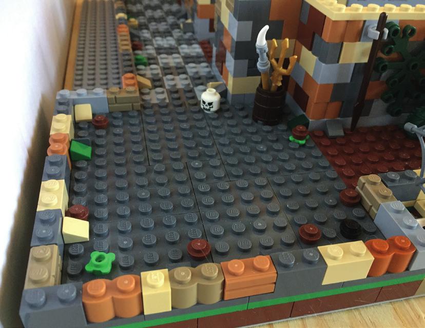 Låt spelfigurerna spela ut ett samtal med pysslingarna, och om