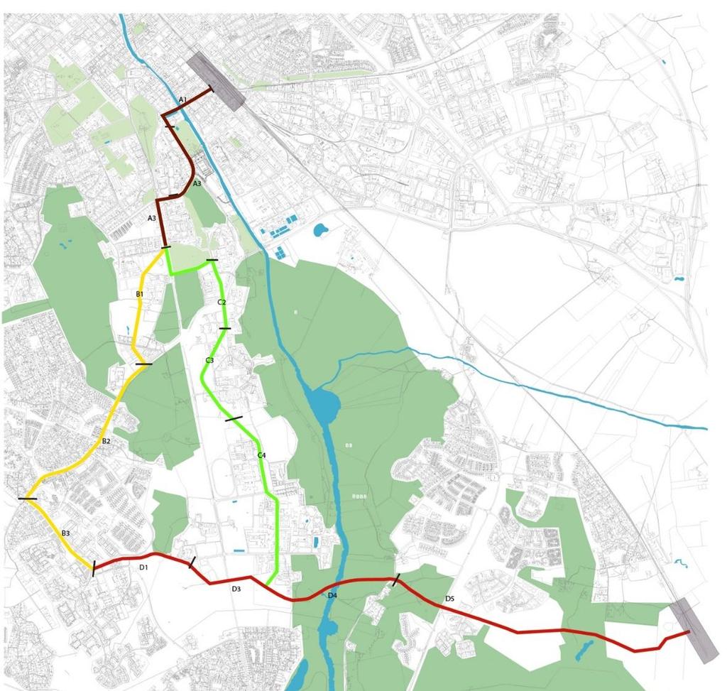 Projektdirektiv 8(25) 1.2 Syfte Syftet med projektet är att: 1) Ta fram underlag för att år 2021 kunna ta ett genomförandebeslut för spårväg (infrastruktur, fordon och trafikering) i Uppsala.