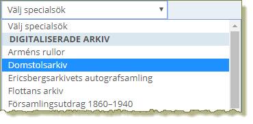 Domstolsarkiv Det är främst serien bouppteckningar för tiden 1700-tal till ca 1860 som finns digitala.