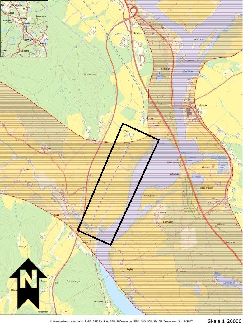 riksintresset Gråda-Hamre-Husby bli tydligare. Riksintresseområdet anses vara alltför stort för att vara hanterbart.