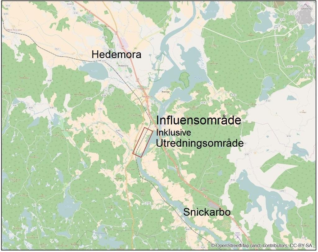 2.2. Bakgrund Dalabanan sträcker sig mellan Uppsala och Mora via Sala, Avesta och Borlänge. Järnvägen är enkelspårig och har förhållandevis låg standard.