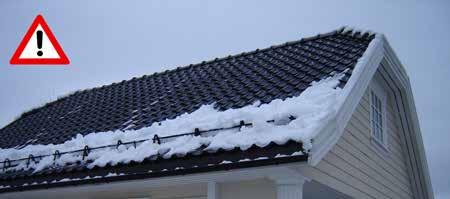 Den bakomliggande snön utövar ett tryck mot den framförvarande packade snön.